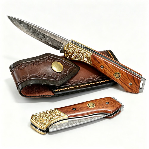 Damast taschenmesser - damast,
