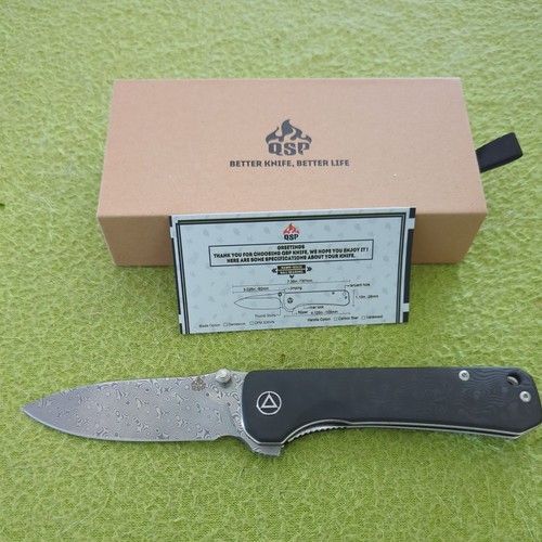 Qsp knife hawk damast - qsp,