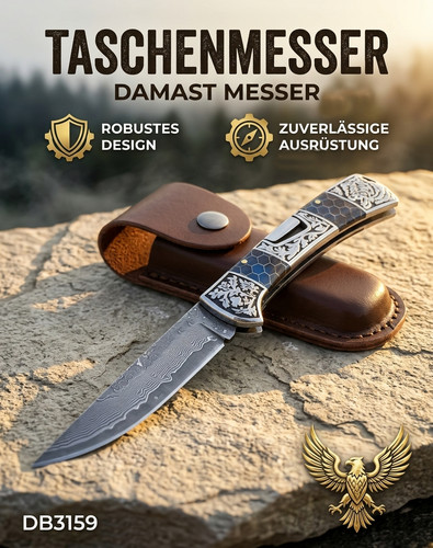 Taschenmesser db3159 damast - db3159|,