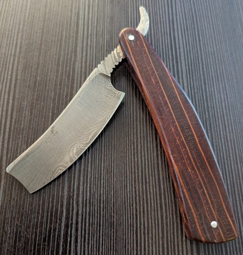 Damastmesser rasiermesser - damastmesser, "rasiermesser"