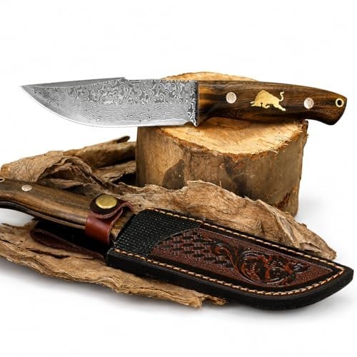 Damast jagdmesser - damast,