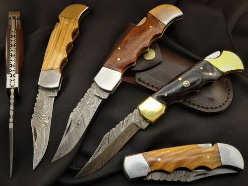 Damastmesser klappmesser - damastmesser,