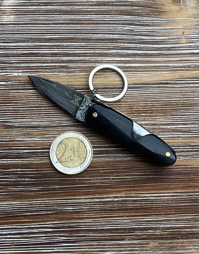 Gamsjaga damast taschenmesser - damast,