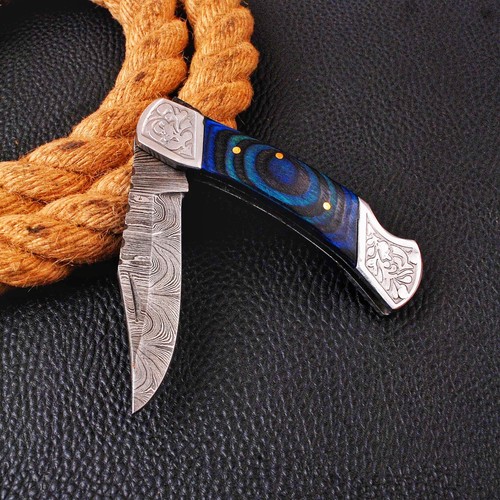 Damast klappmesser - damast,