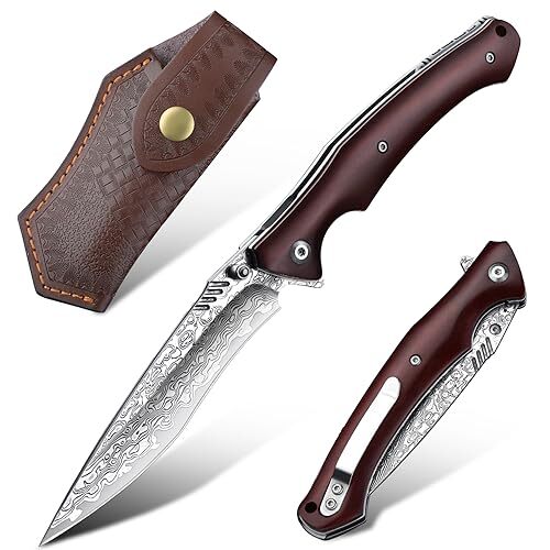 Damast taschenmesser - damast,