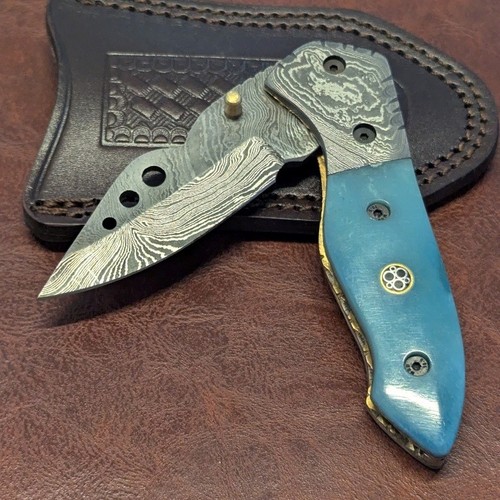Damastmesser taschenmesser - damastmesser,