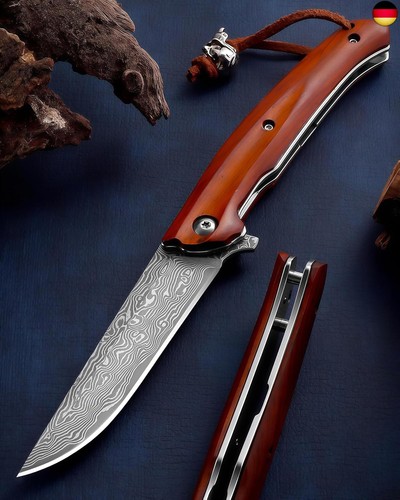 Damast klappmesser - klappmesser,,